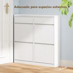 Zapatero-Halo-Homcom-4-puertas-abatibles-con-2-cajones-blanco-953x98x192-cm-web