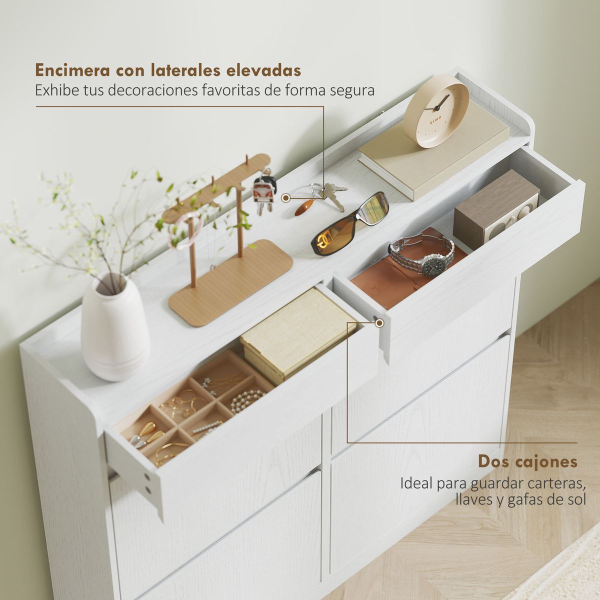 Zapatero-Halo-Homcom-4-puertas-abatibles-con-2-cajones-blanco-953x98x192-cm-cajones