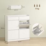 Zapatero-Halo-Homcom-4-puertas-abatibles-con-2-cajones-blanco-953x98x192-cm-medidas