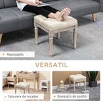 Reposapies-Castillo-Homcom-capitone-acolchado-beige-43x40x40-cm