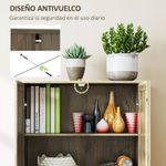 Aparador-Estrella-Homcom-2-puertas-marron-182x78x315-cm