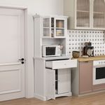 Alacena-Valdena-Homcom-4-puertas-5-compartimentos-blanco-180x79x40-cm