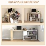 Escritorio-Aventa-Homcom-con-estante-blanco-natural-745x120x110-cm