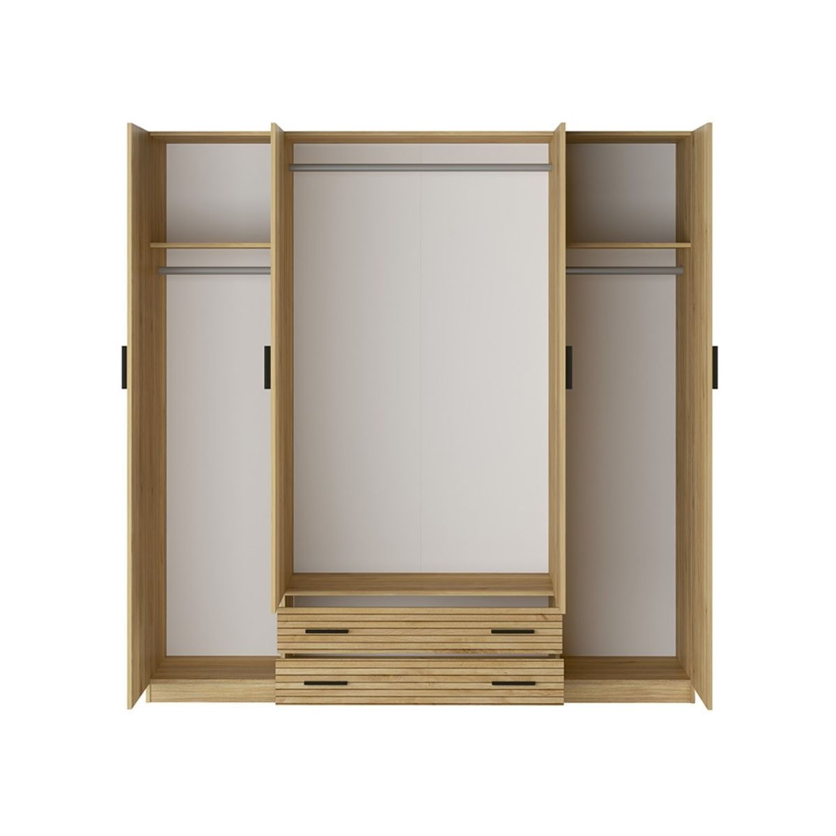 Armario-Rapid-4-puertas-abatibles-con-2-cajones-natural-208x1998x516-cm-interior