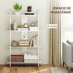 Estanteria-Ornalux-Homcom-4-niveles-blanco-1605x100x35-cm