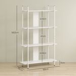 Estanteria-Ornalux-Homcom-4-niveles-blanco-1605x100x35-cm