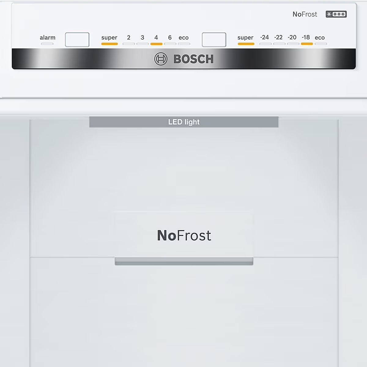 Frigorifico-combi-Bosch-KGN36VLED-Total-No-Frost-326L-E-acero-mate-186-cm-no-frost