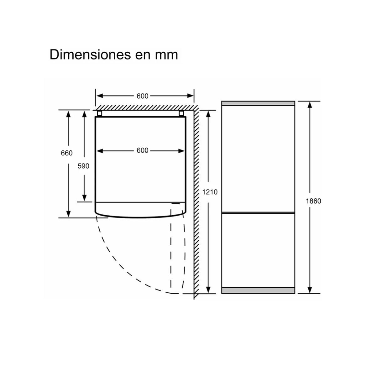 Frigorifico-combi-Bosch-KGN36VLED-Total-No-Frost-326L-E-acero-mate-186-cm-medidas