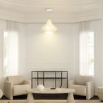 Lampara-de-techo-Luzentra-Homcom-25W-colgante-blanco-Ø22x18-cm