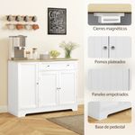 Aparador-Mirlo-Homcom-3-puertas-con-cajon-blanco-natural-83x105x40-cm