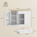 Aparador-Mirlo-Homcom-3-puertas-con-cajon-blanco-natural-83x105x40-cm-medidas
