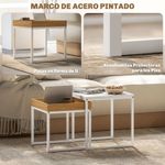 Set-de-2-mesas-nido-Cassy-Homcom-blanco-natural-45x45x45-cm