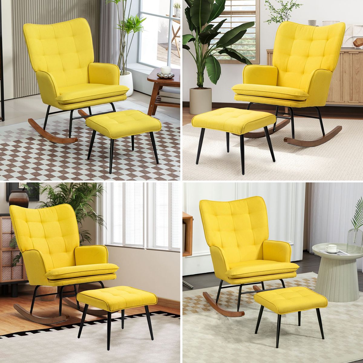 Mecedora-Trampolin-Homcom-con-reposapies