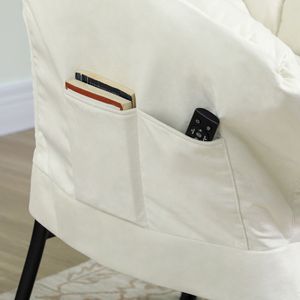 Butaca Nube Homcom con reposapiés 100x80x78 cm