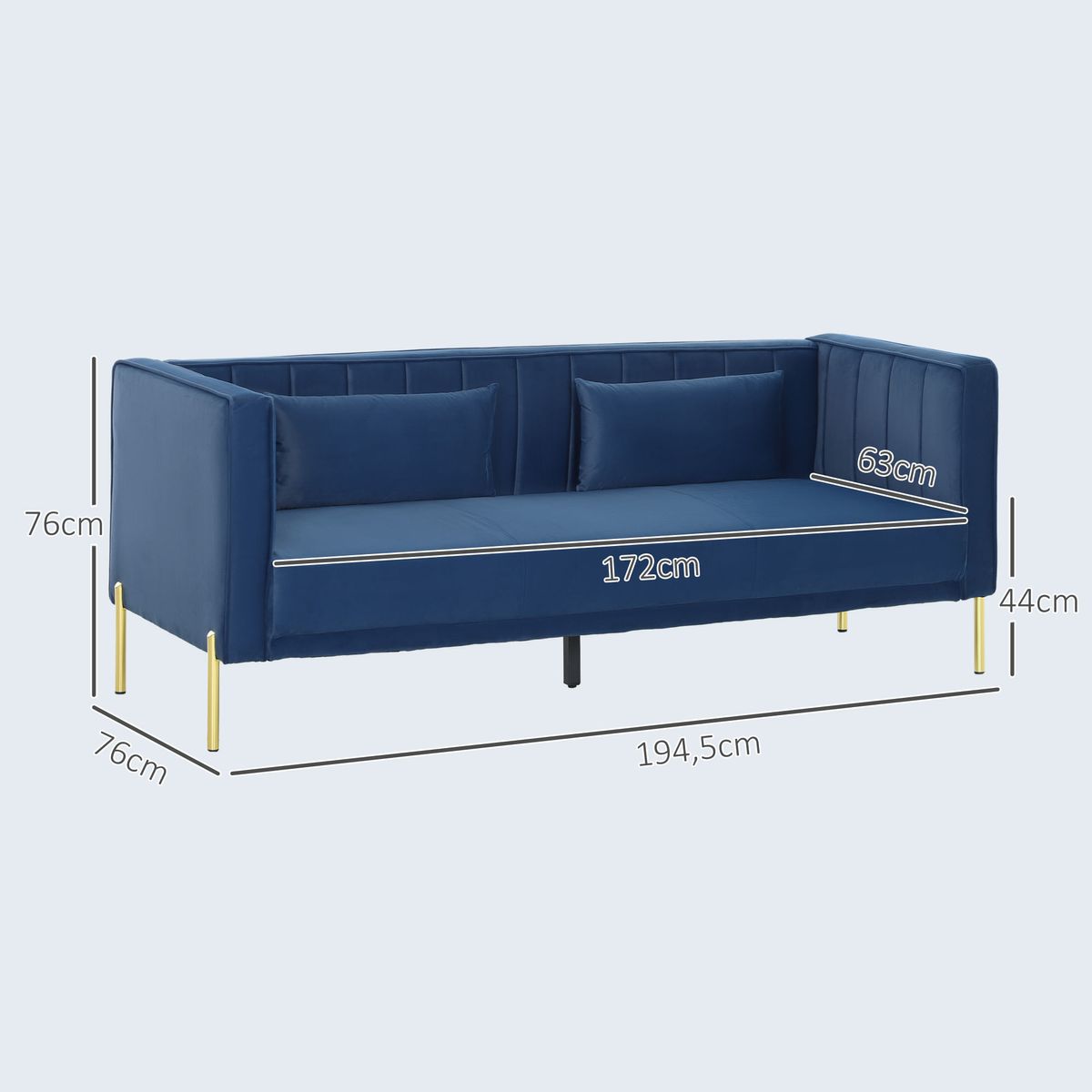 Sofa-Tiramisu-Homcom-medidas