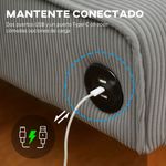 Sofa-Ambar-Homcom-puerto-usb