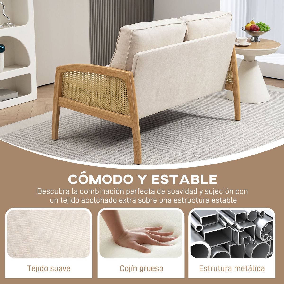 Sofa-Rueca-Homcom-respaldo