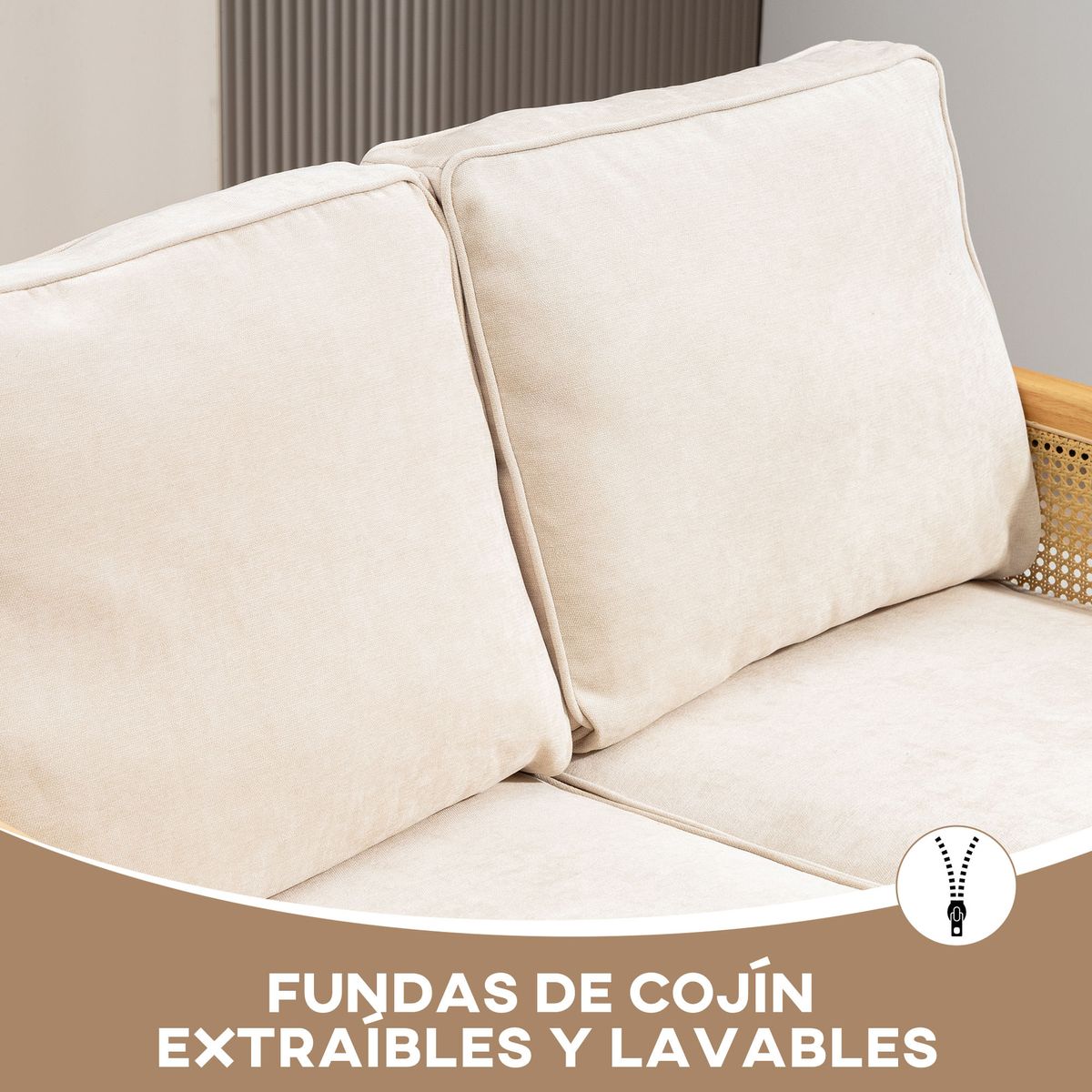 Sofa-Rueca-Homcom-cojines
