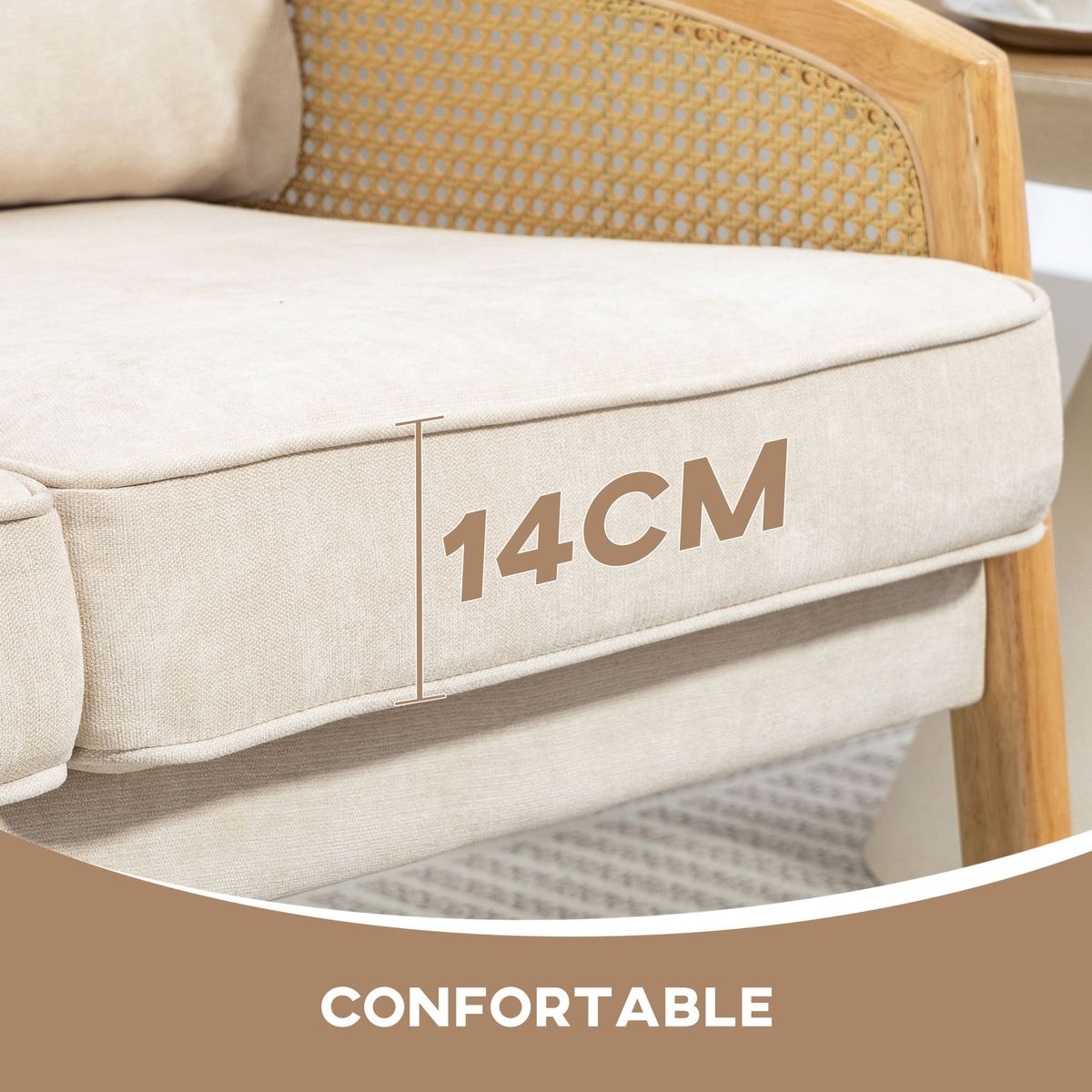 Sofa-Rueca-Homcom-grueso-acolchado