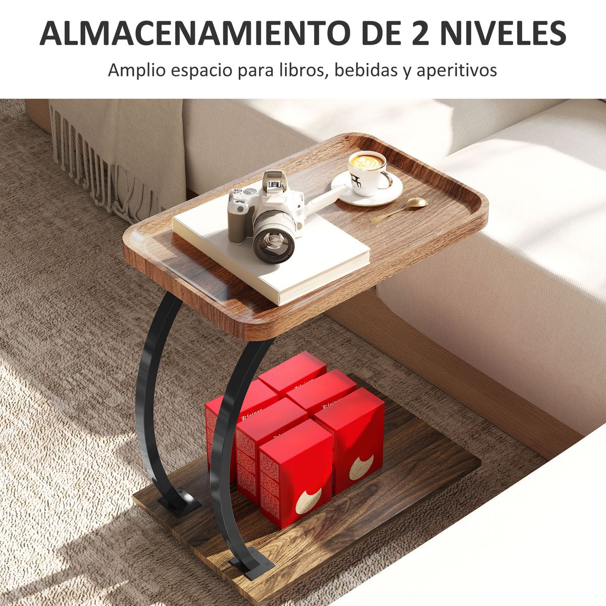 Mesa-auxiliar-Thalia-Homcom-caracteristicas