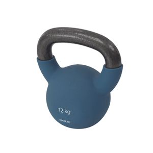 Pesa rusa Cecotec Drumfit Kettlebell 12000 Neo 12kg ergonómica azul
