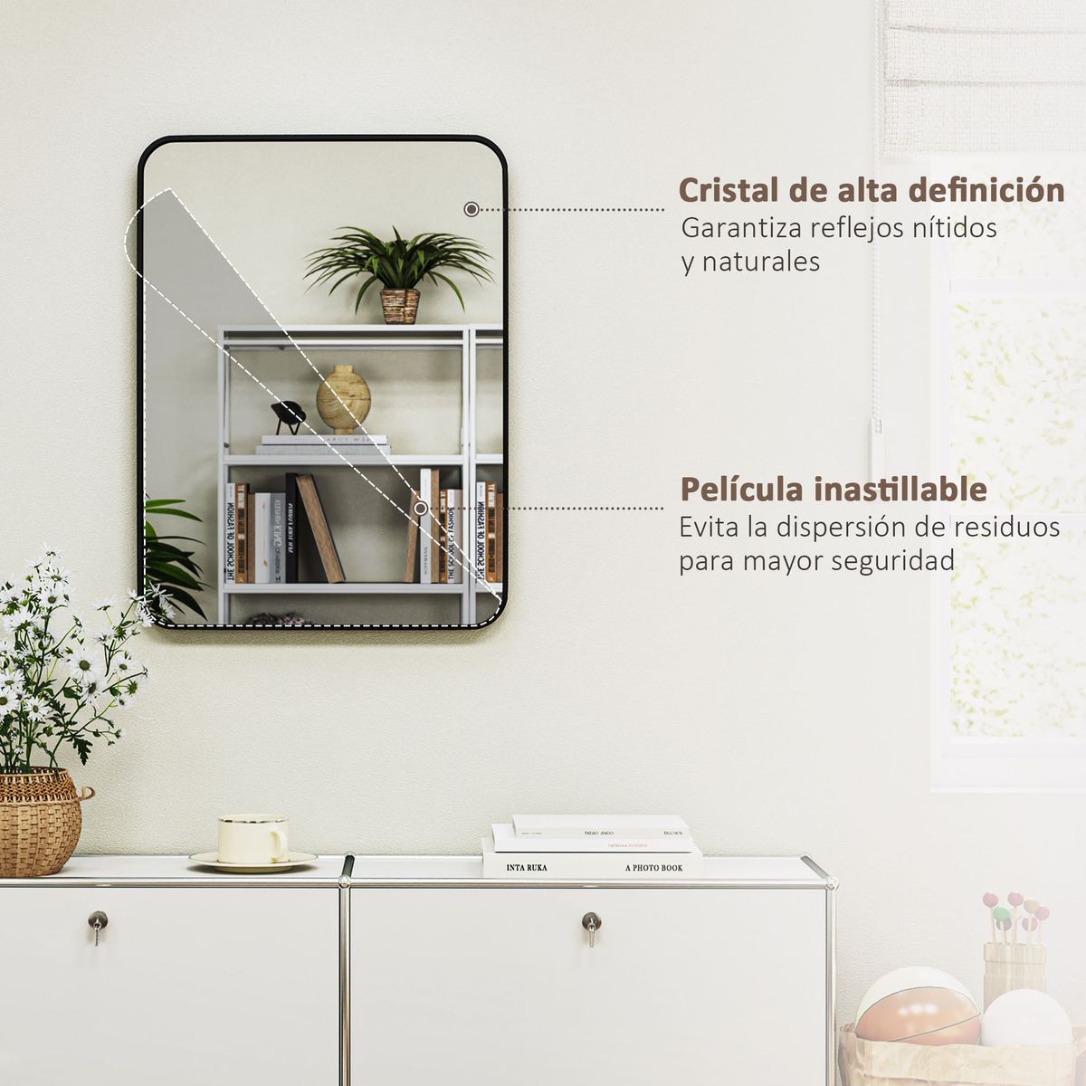 Espejo-de-baño-Vertix-Homcom-enmarcado-negro-80x60