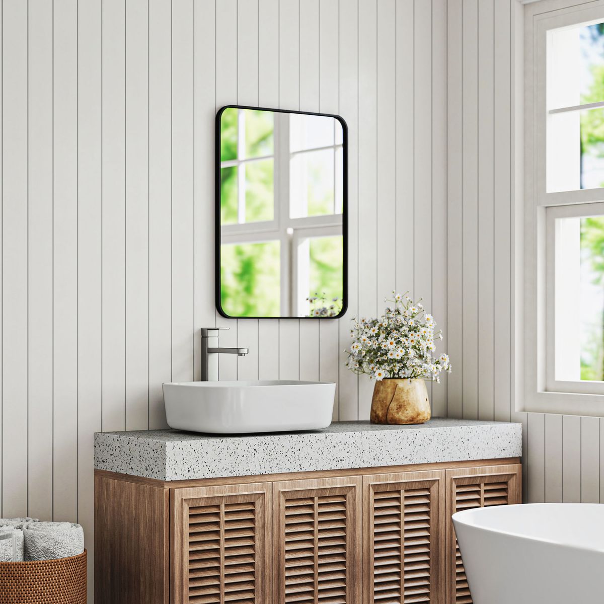 Espejo-de-baño-Vertix-Homcom-enmarcado-negro-80x60