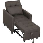 Sofa-cama-Einar-Homcom-1-plaza-con-brazos-negro-84x69x82.5-cm