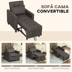 Sofa-cama-Einar-Homcom-1-plaza-con-brazos-negro-84x69x82.5-cm