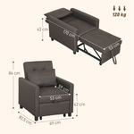 Sofa-cama-Einar-Homcom-1-plaza-con-brazos-negro-84x69x82.5-cm