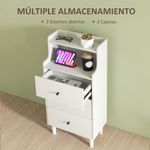 Aparador-Elenia-Homcom-3-cajones-blanco-95x47x29-cm