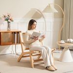 Butaca-Naia-Homcom-respaldo-amplio-natural-74x64x70-cm