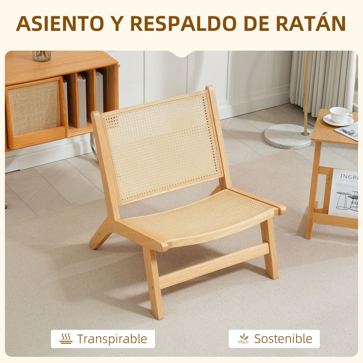 Butaca-Naia-Homcom-respaldo-amplio-natural-74x64x70-cm
