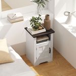 Pack-de-2-mesitas-de-noche-Remo-Homcom-ambientada-dormitorio