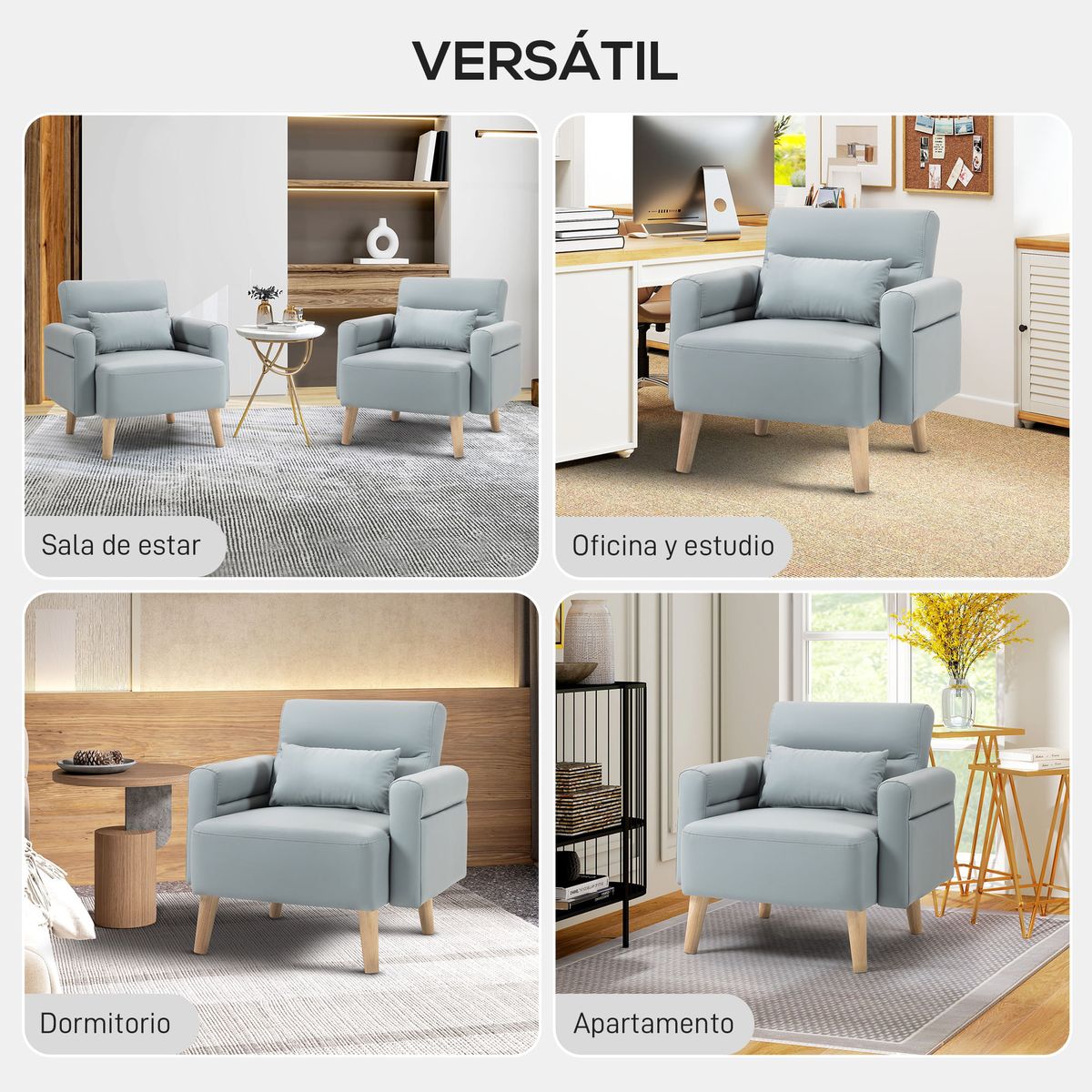 Butaca-Esencie-Homcom-ambientada-altas-patas