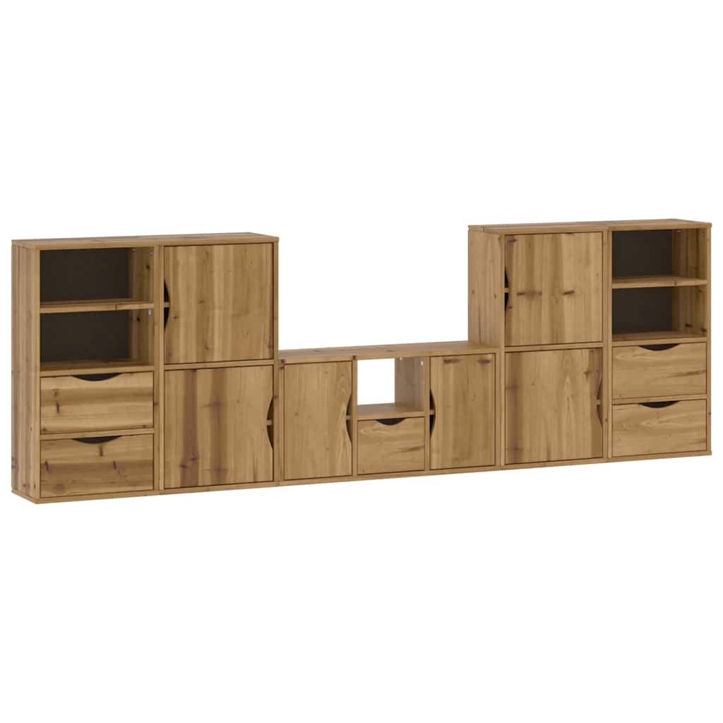 Mueble-TV-Chile-5-piezas-diseño-modular-natural