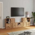 Mueble-TV-Chile-5-piezas-diseño-modular-natural