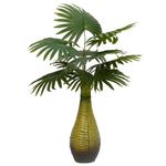 Planta-artificial-Palma-9-hojas-verde-65-cm