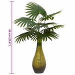 Planta-artificial-Palma-9-hojas-verde-65-cm