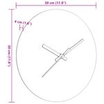 Reloj-de-pared-Monet-marron-Ø30-cm-