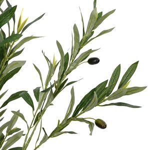 Planta artificial Olivo 450 ramas macetero + aceitunas 120 cm