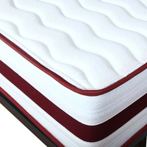 Colchón viscoelástico Therapy 16 núcleo HR blanco/rojo 18 cm