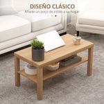 Mesa-de-centro-Terra-Homcom-estante-inferior-natural-445x90x45-cm