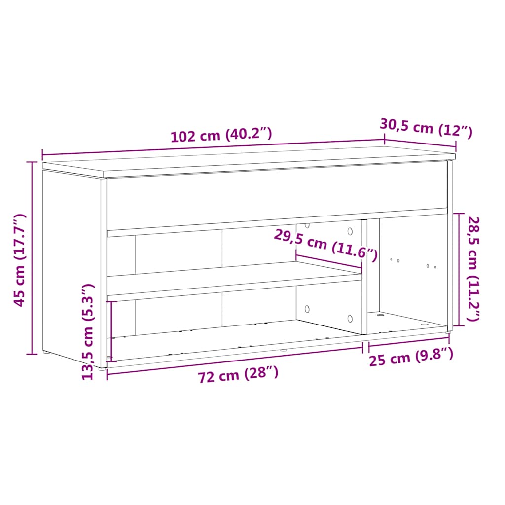 Banco-zapatero-Bruselas-baul---compartimentos-abiertos-roble-claro-45x102x305-cm-