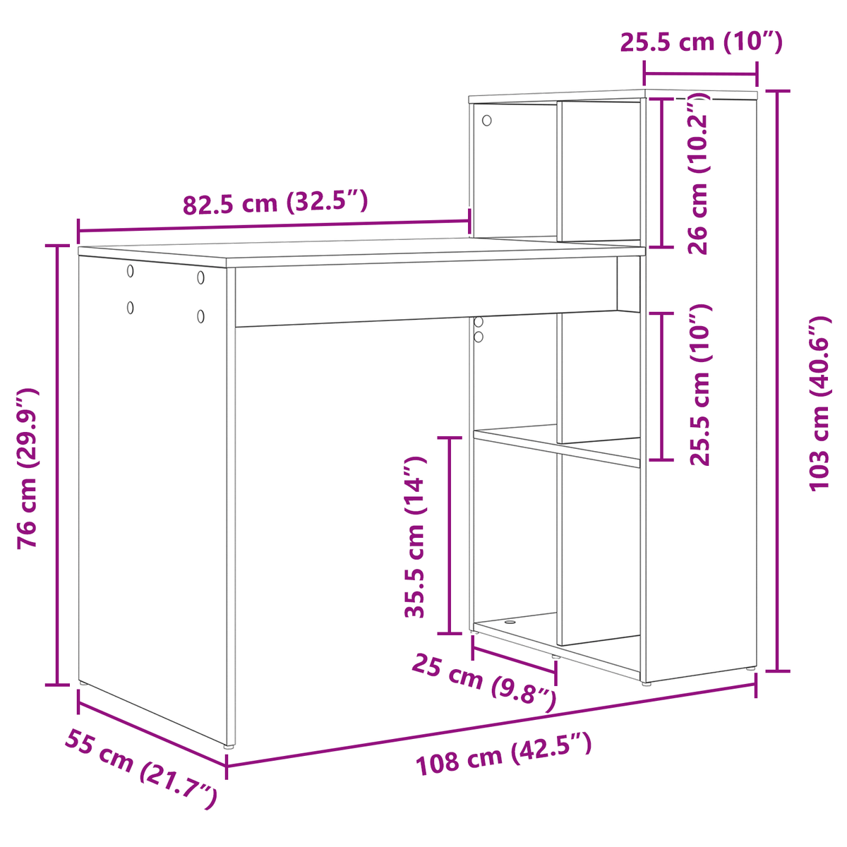 Escritorio-Marsella-estanteria-lateral-blanco-103x108x55-cm-