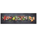 Alfombra-de-cocina-Vegetales-antideslizante-negro-150x45-cm-
