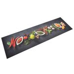 Alfombra-de-cocina-Vegetales-antideslizante-negro-150x45-cm-