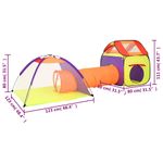 Parque-de-juegos-infantil-FunTunnel-2-tiendas---tunel-multicolor-111x123x338-cm