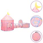 Parque-de-juegos-infantil-PinkDream-2-tiendas---tunel-multicolor-128x120x301-cm