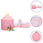 Parque-de-juegos-infantil-PinkDream-2-tiendas---tunel-multicolor-128x120x301-cm